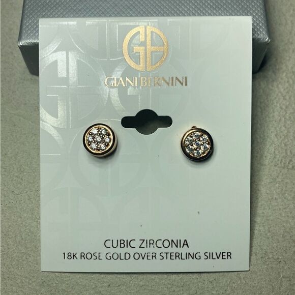 Cubic Zirconia Pavé Earrings - Picture 4 of 6